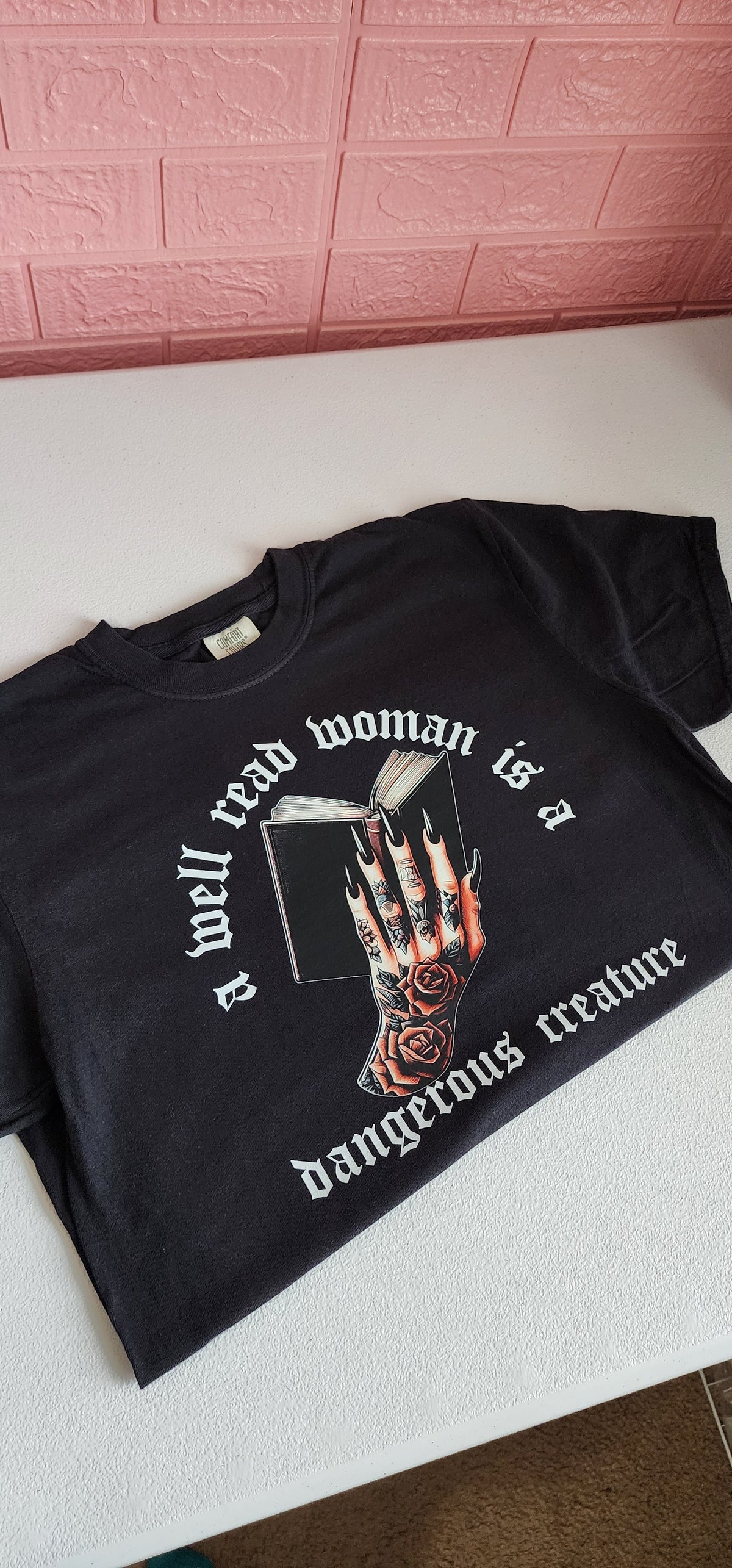 A Well Read Woman Black Tshirt