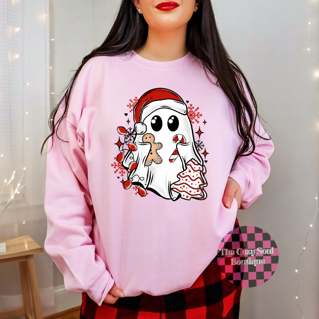 Christmas Snack Ghost Sweater