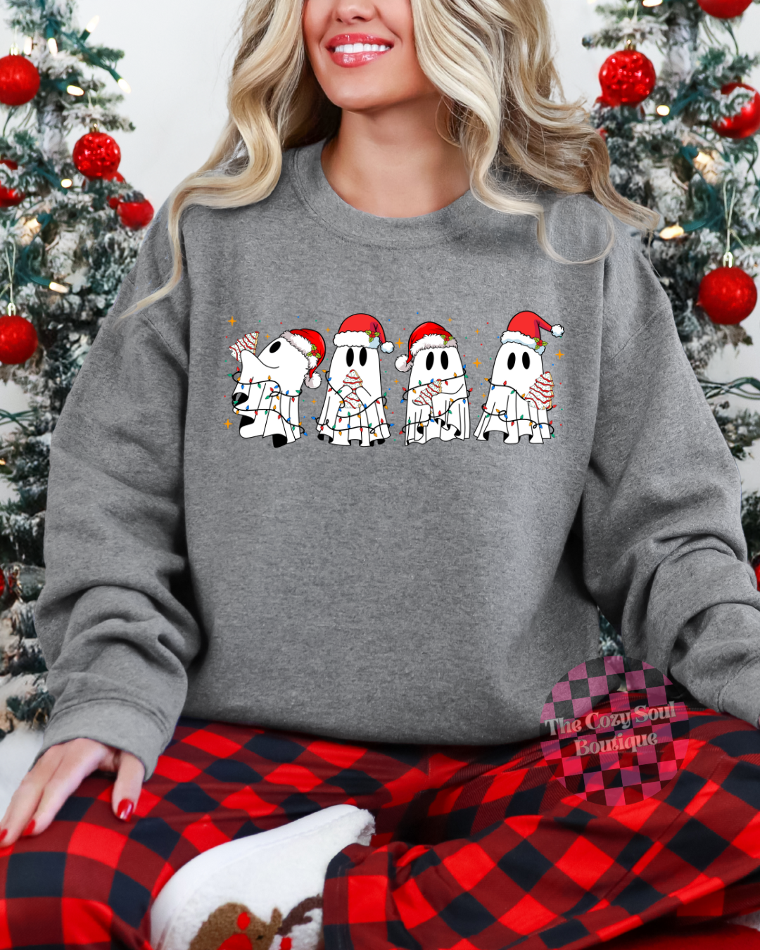 Christmas Cakes Ghost Sweatshirt