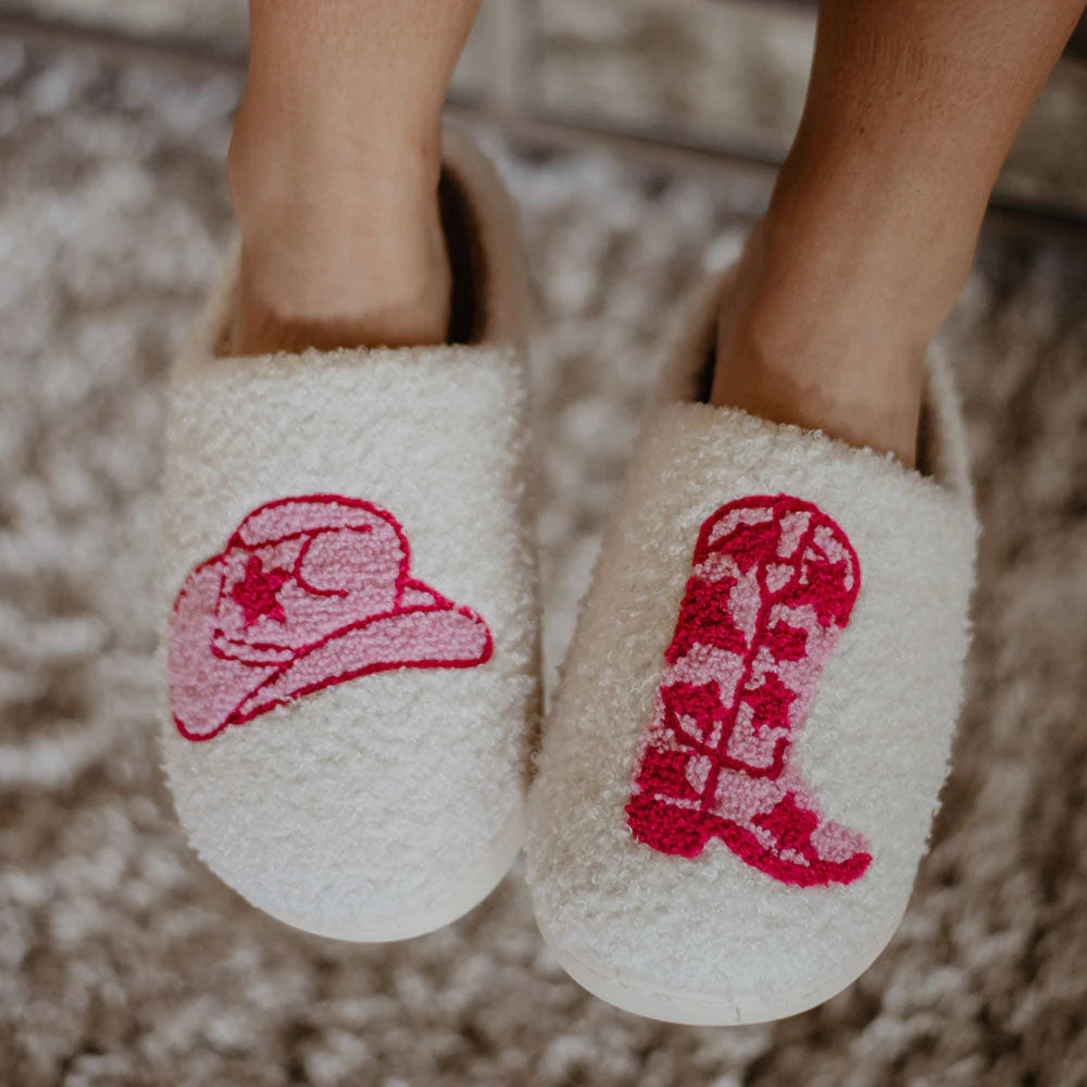 Boot and Cowgirl Slippers