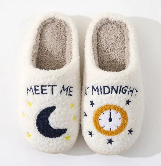 Meet Me at Midnight Slippers