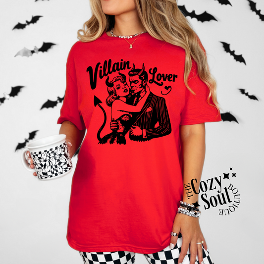 Villain Lover Red Tshirt