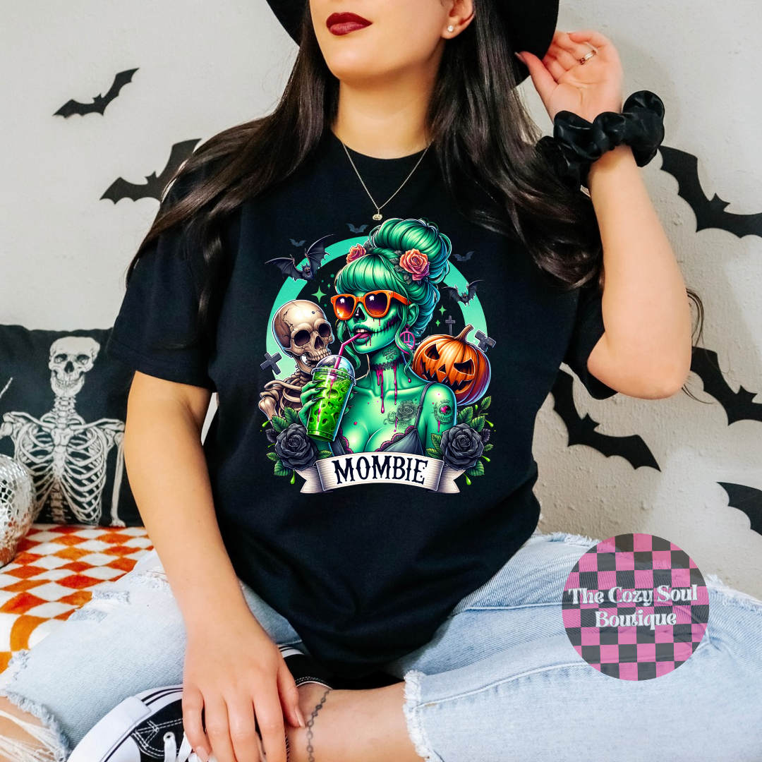 Mombie Black Shirt