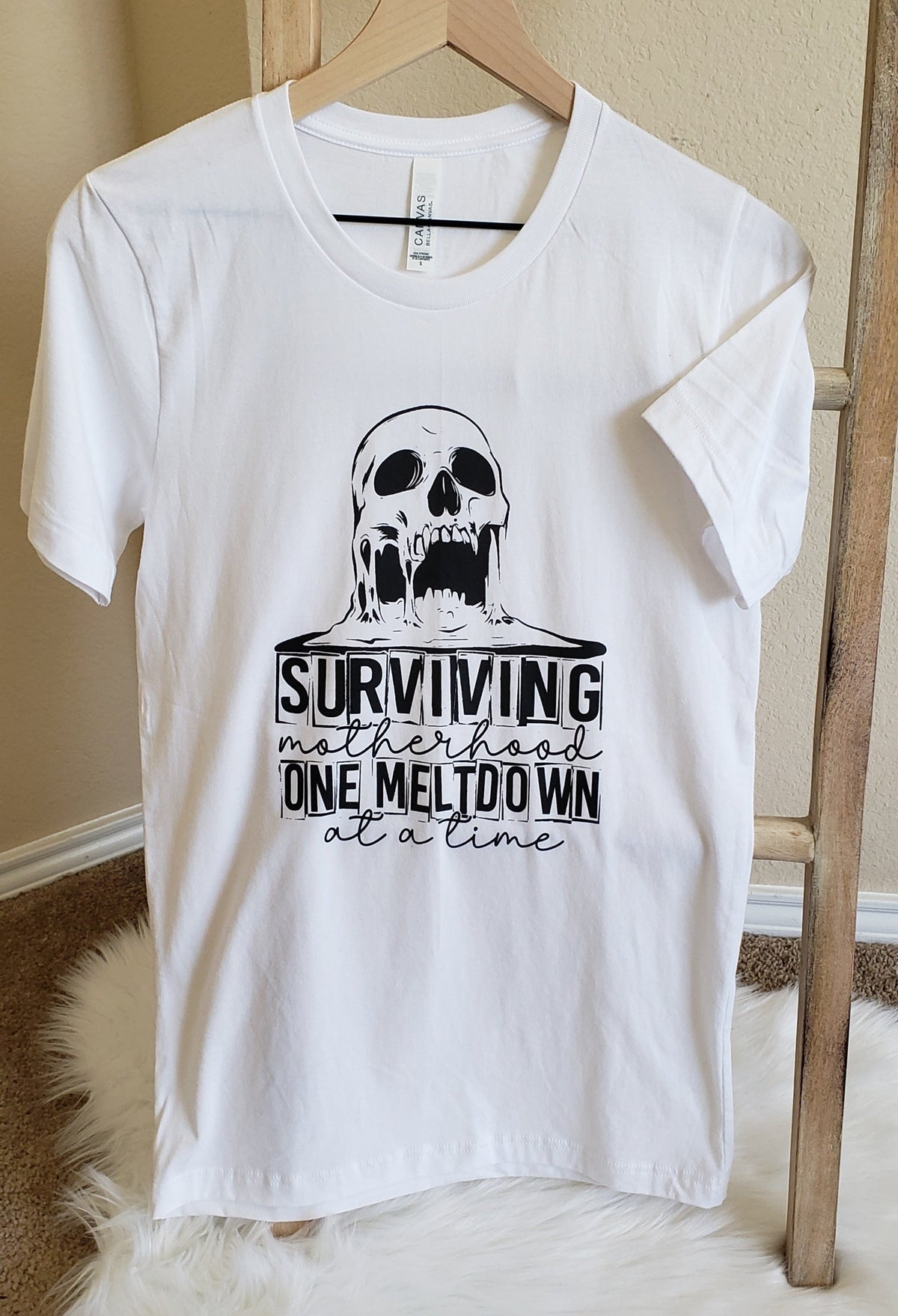 Motherhood One Meltdown At A Time Tee